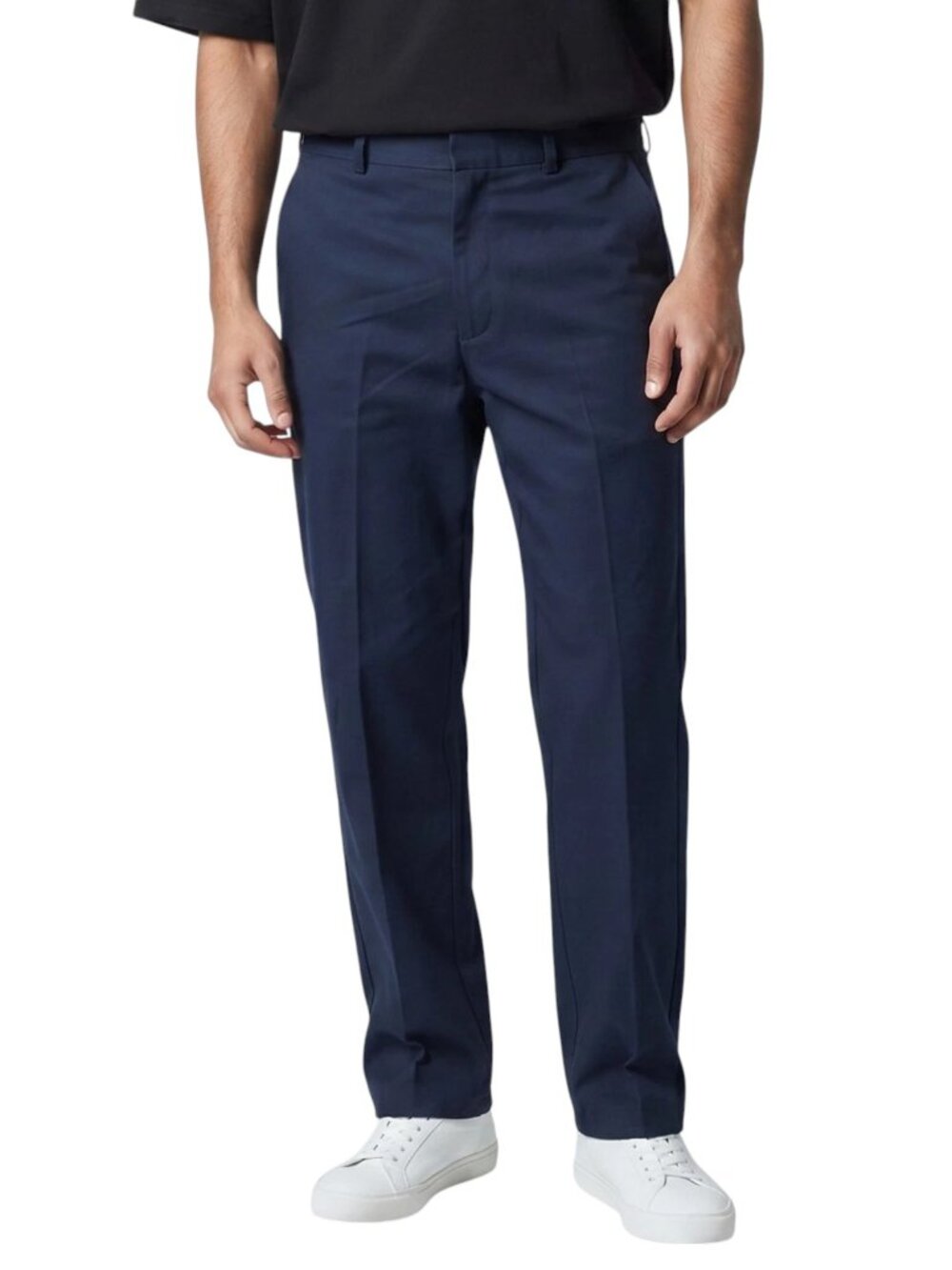 Levi's Action Slacks Mens Size 38x32 Navy Blue Vintage Sta-Prest Polyester Pants